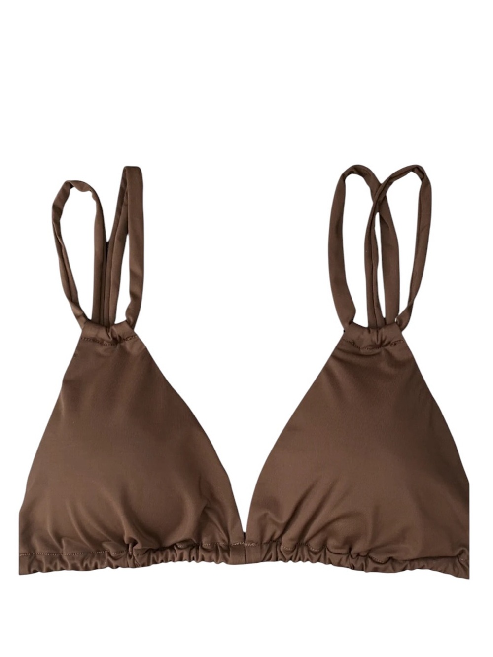 Brown Triangle Bralette - Women Intimates & Sleepwear